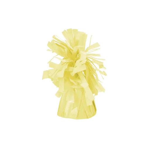 Picture of FOIL BALLOON WEIGHT LIGHT YELLOW 130G